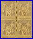 Timbres_france_neufs_avant_1900_Classique_N_99_En_Bloc_De_4_TB_Piece_Rare_01_wz