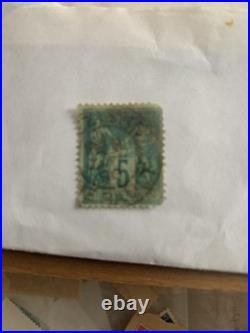 Timbres france oblitérés avant 1900 sur lettres
