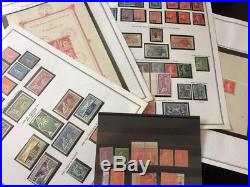 VENTE ÉTÉ 2# LOT 522-5 collection timbres France bloc 1 & 2 orphelin 4 pages +