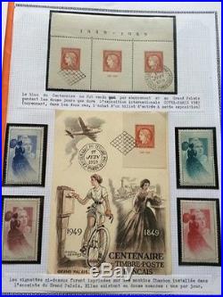 VENTE PRINTEMPS 2#LOT200-1 Collection timbres France Colonie Monde + 650 photos