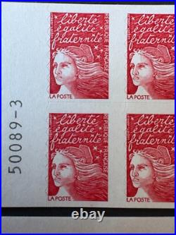 Variété Carnet timbres France YT 3085-C4b prédécoupe + phosphore Luquet. Num com Variété Carnet timbres France YT 3085-C4b prédécoupe + phosphore Luquet. Num com