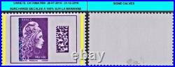 Variete N°5271 L'engagee Datamatrix Surchage A Cheval A 100% Bdf S/calves Rrr
