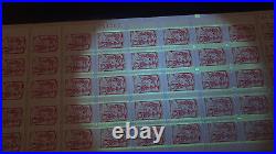 Variété, Roulette 5 Carnets YT 1214-C3Ab, Date + Série, Bandes Phospho variété