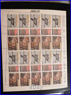Variété exceptionnelle Aubusson luxe timbres 4999 5000 xx piquage oblique