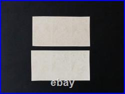 Variété non dentelé essai couleur croix rouge yt 1466/7 France 1965 neufs XX