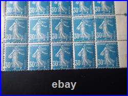 YT 192 NEUF IMPRESSION SUR RACCORD TTB en BLOC DE 10 EXEMPLAIRES, RARE